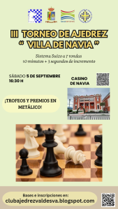 Circuito AjedrezAstur: III Torneo de Ajedrez Villa de Navia